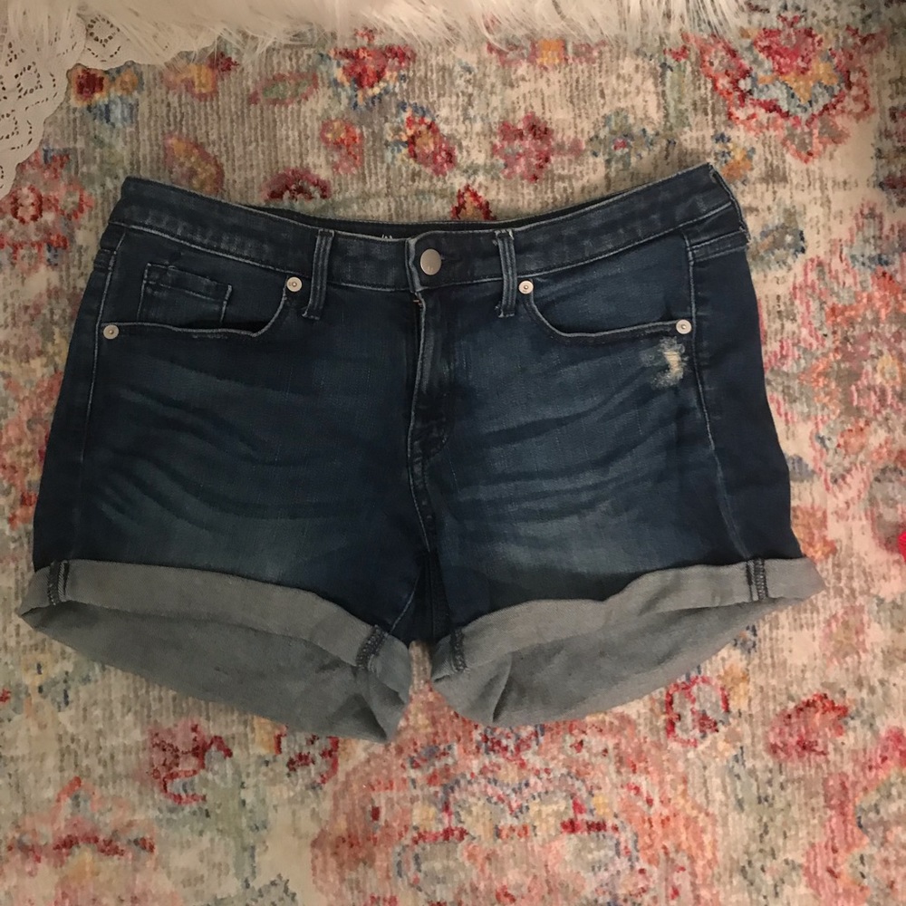 Denim shorts